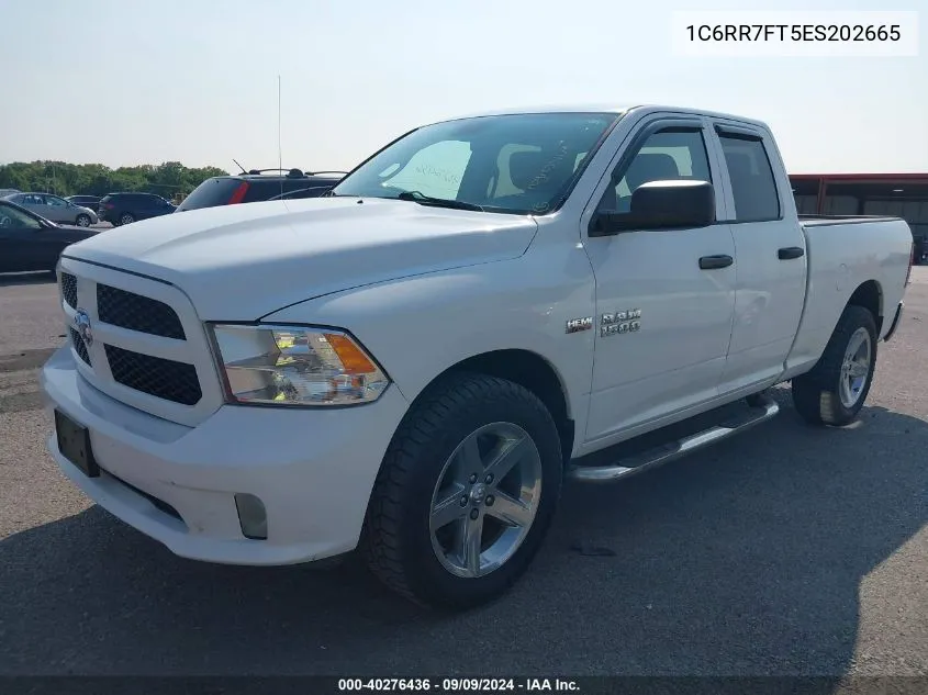 2014 Ram 1500 Express VIN: 1C6RR7FT5ES202665 Lot: 40276436