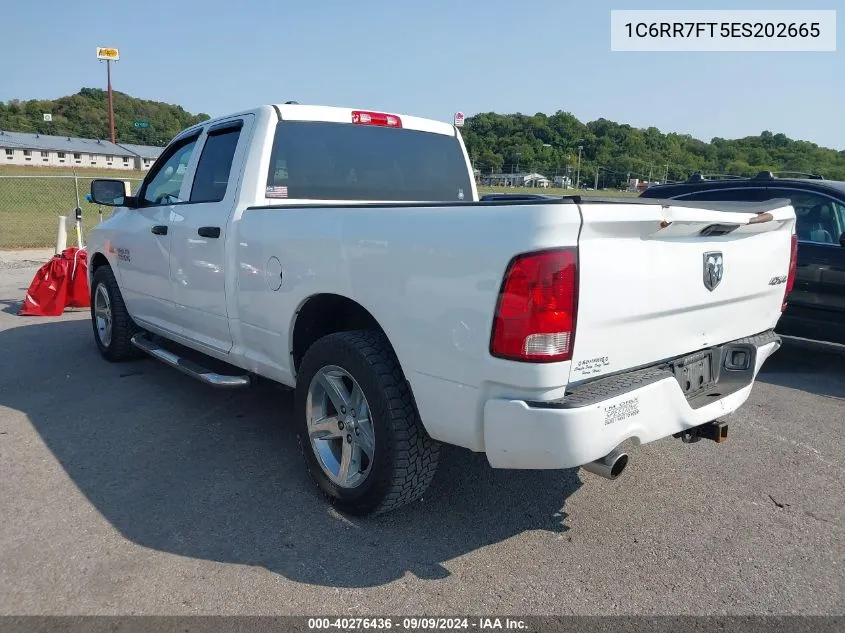 2014 Ram 1500 Express VIN: 1C6RR7FT5ES202665 Lot: 40276436