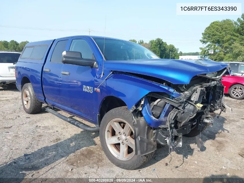 2014 Ram 1500 Express VIN: 1C6RR7FT6ES343390 Lot: 40280825