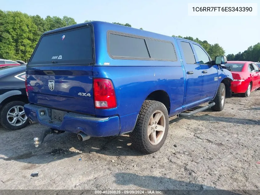 2014 Ram 1500 Express VIN: 1C6RR7FT6ES343390 Lot: 40280825