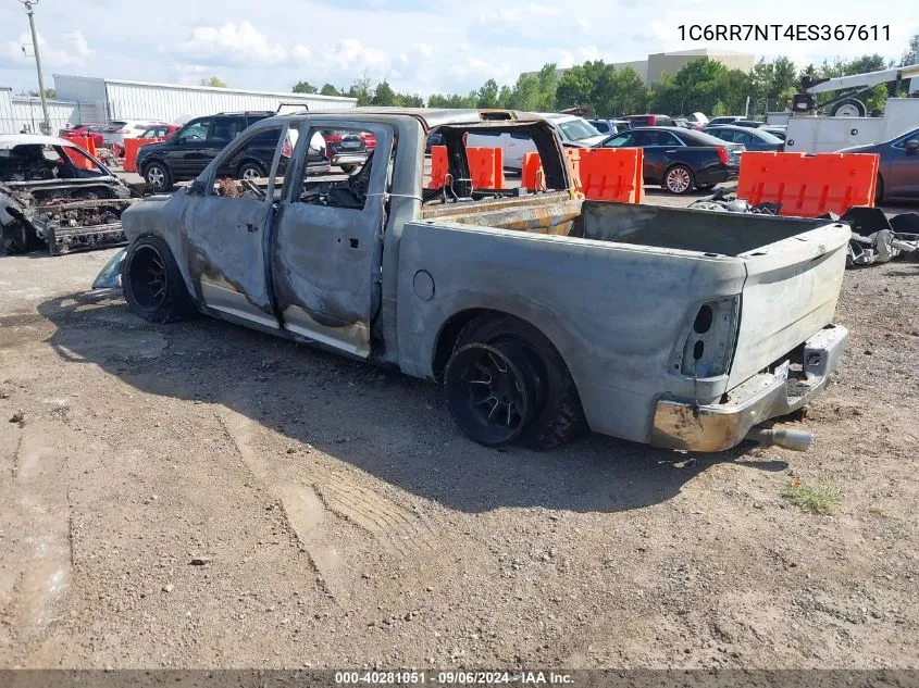 2014 Ram 1500 Laramie VIN: 1C6RR7NT4ES367611 Lot: 40281051