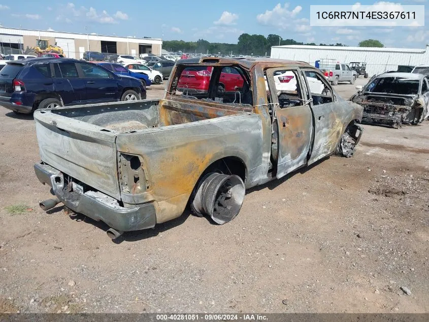 2014 Ram 1500 Laramie VIN: 1C6RR7NT4ES367611 Lot: 40281051