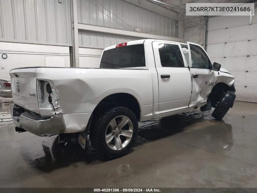 2014 Ram 1500 St VIN: 3C6RR7KT3EG241686 Lot: 40291386