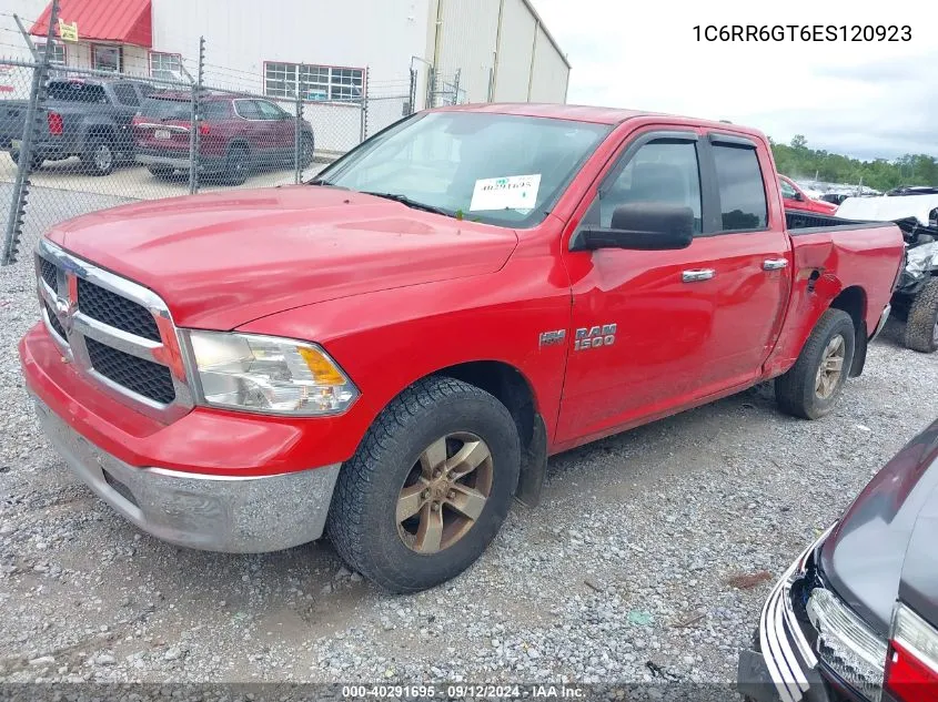 2014 Ram 1500 Slt VIN: 1C6RR6GT6ES120923 Lot: 40291695