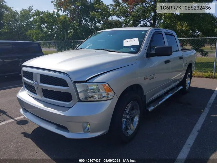 2014 Ram 1500 Express VIN: 1C6RR7KT0ES232436 Lot: 40307437