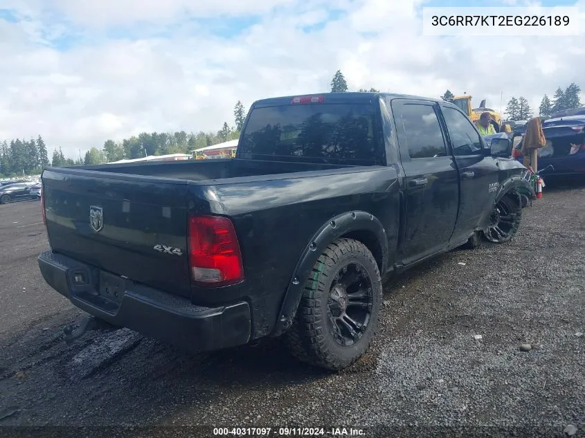 2014 Ram 1500 St VIN: 3C6RR7KT2EG226189 Lot: 40317097