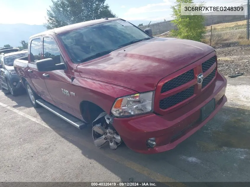 2014 Ram 1500 St VIN: 3C6RR7KT8EG248309 Lot: 40320419