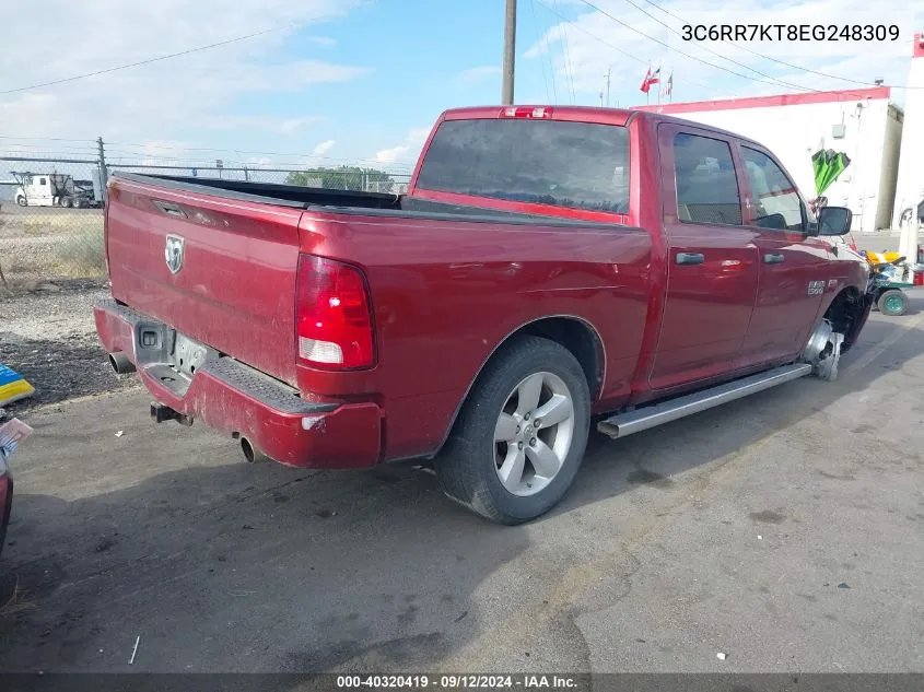 2014 Ram 1500 St VIN: 3C6RR7KT8EG248309 Lot: 40320419