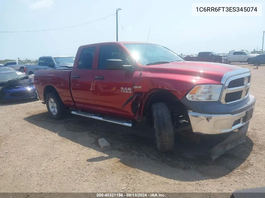 2014 Ram 1500 Tradesman VIN: 1C6RR6FT3ES345074 Lot: 40321156