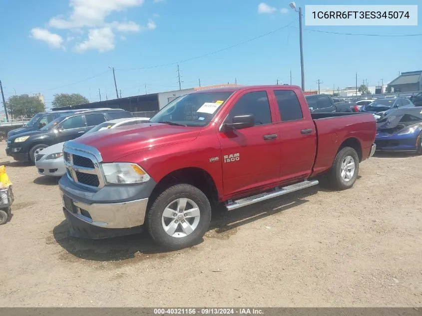 2014 Ram 1500 Tradesman VIN: 1C6RR6FT3ES345074 Lot: 40321156