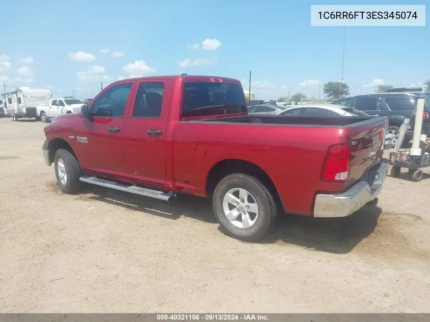 2014 Ram 1500 Tradesman VIN: 1C6RR6FT3ES345074 Lot: 40321156