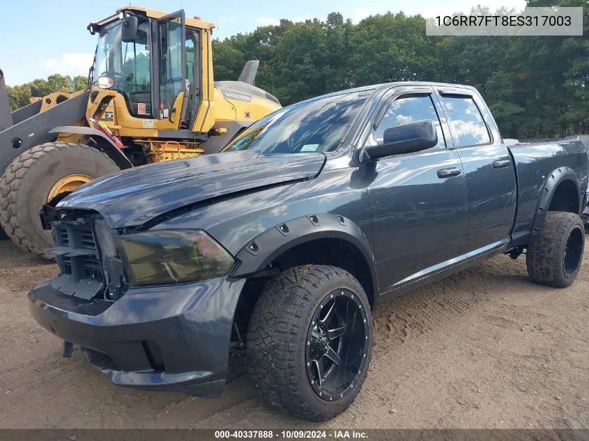 2014 Ram 1500 Express VIN: 1C6RR7FT8ES317003 Lot: 40337888