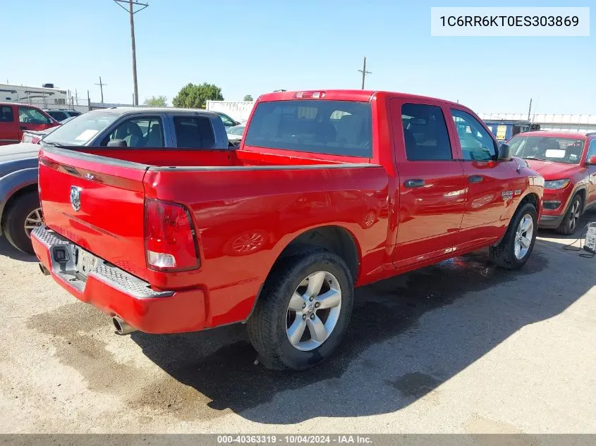 2014 Ram 1500 Express VIN: 1C6RR6KT0ES303869 Lot: 40363319