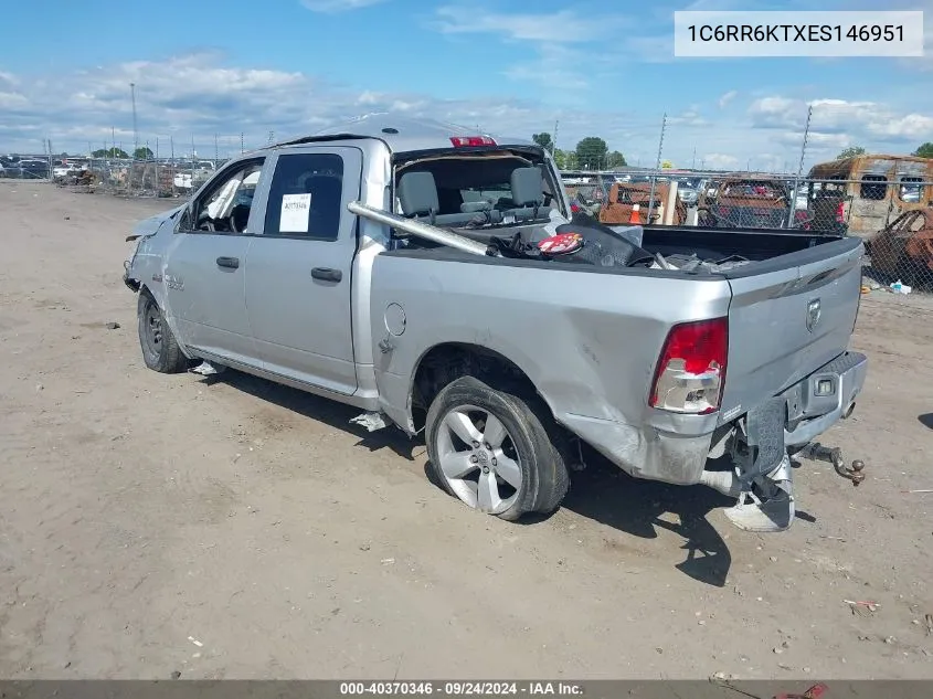 2014 Ram 1500 Express VIN: 1C6RR6KTXES146951 Lot: 40370346