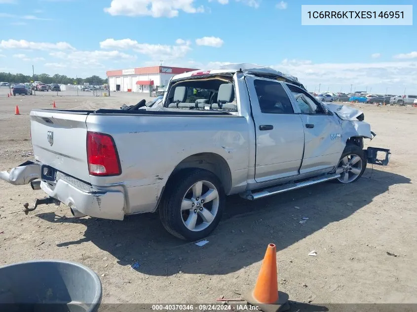 2014 Ram 1500 Express VIN: 1C6RR6KTXES146951 Lot: 40370346