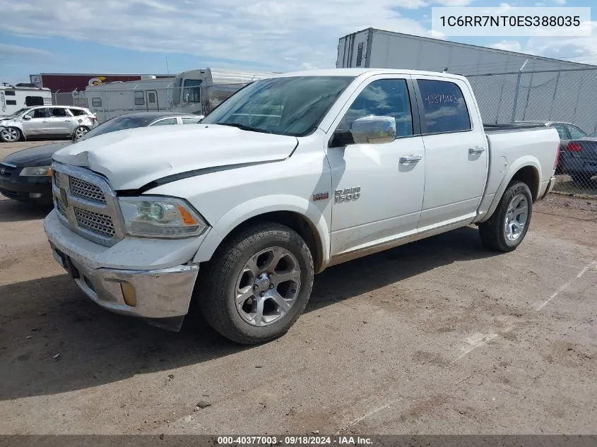 2014 Ram 1500 Laramie VIN: 1C6RR7NT0ES388035 Lot: 40377003