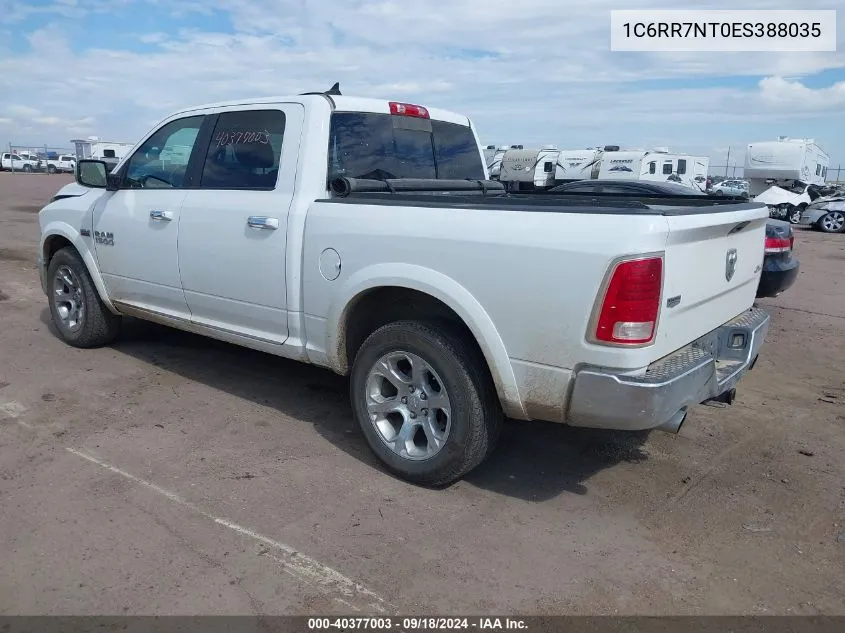 2014 Ram 1500 Laramie VIN: 1C6RR7NT0ES388035 Lot: 40377003