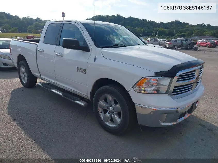 2014 Ram 1500 Big Horn VIN: 1C6RR7GG8ES146187 Lot: 40383540