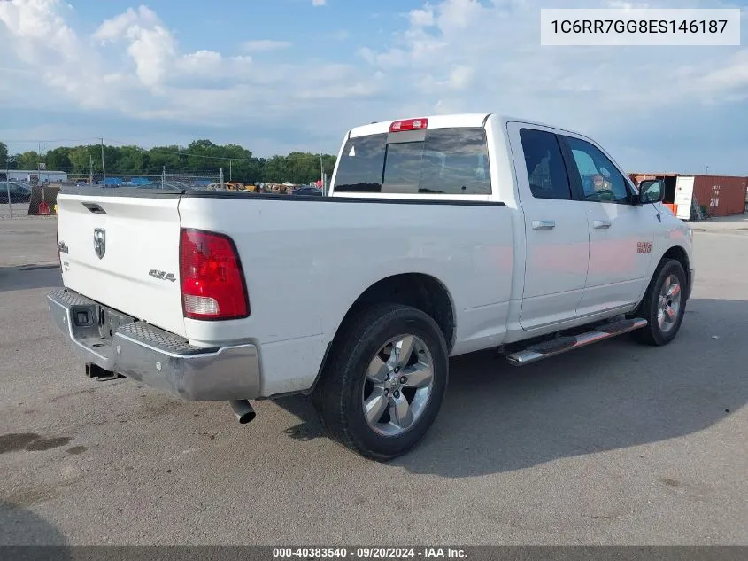 2014 Ram 1500 Big Horn VIN: 1C6RR7GG8ES146187 Lot: 40383540