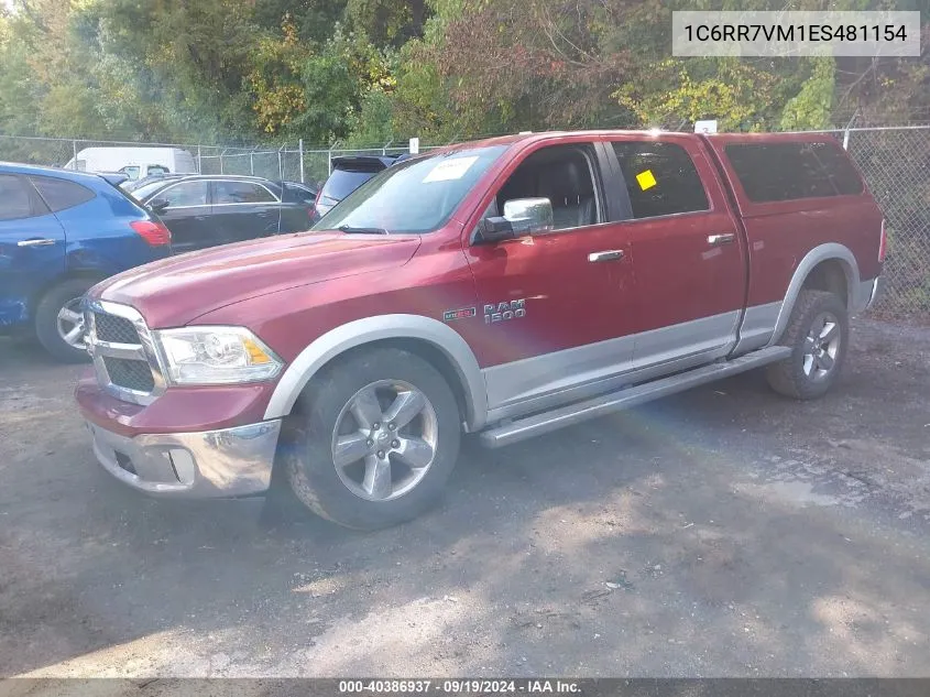 2014 Ram 1500 Laramie VIN: 1C6RR7VM1ES481154 Lot: 40386937