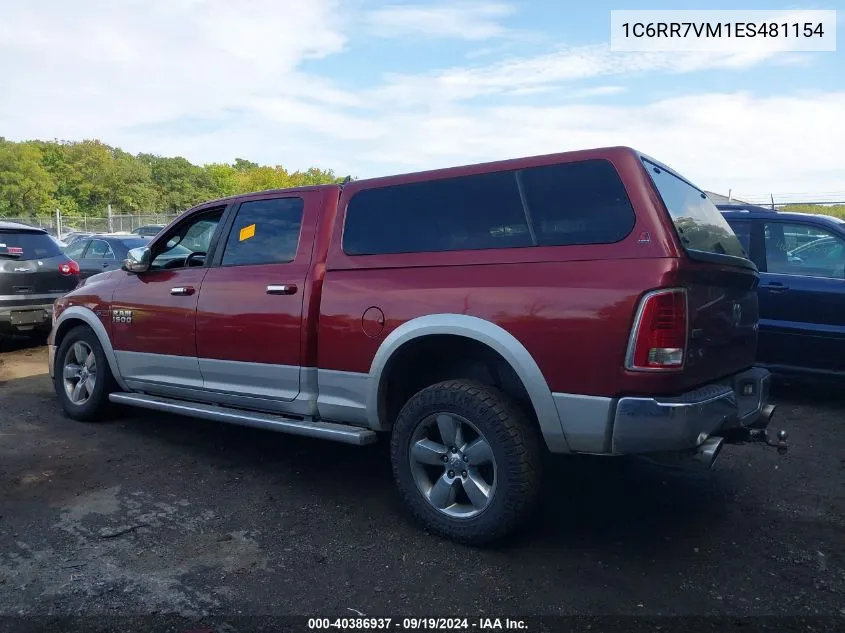 2014 Ram 1500 Laramie VIN: 1C6RR7VM1ES481154 Lot: 40386937