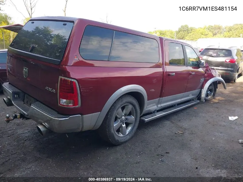 2014 Ram 1500 Laramie VIN: 1C6RR7VM1ES481154 Lot: 40386937