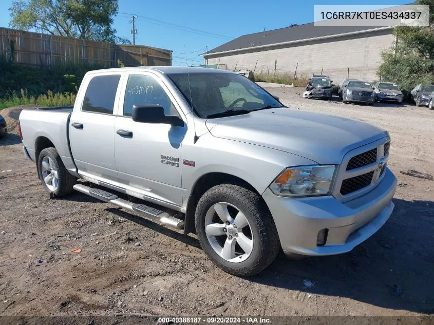 2014 Ram 1500 Express VIN: 1C6RR7KT0ES434337 Lot: 40388187