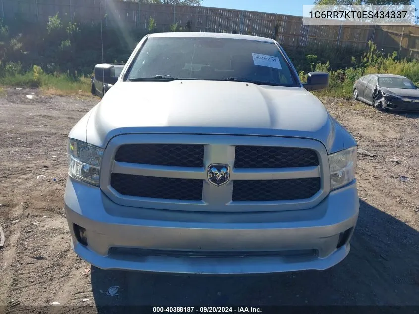 2014 Ram 1500 Express VIN: 1C6RR7KT0ES434337 Lot: 40388187