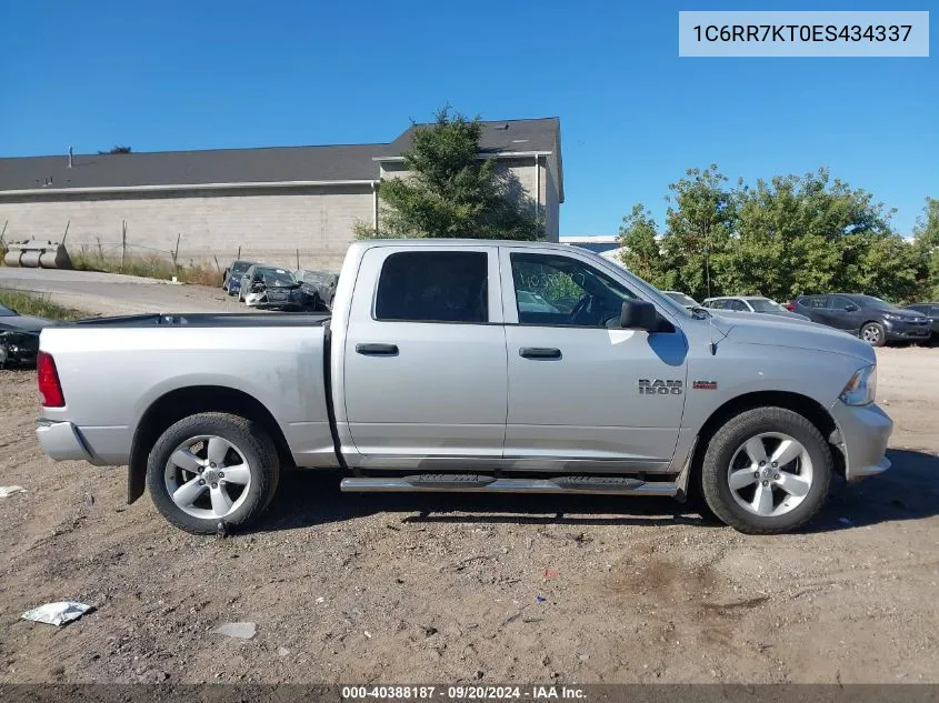 2014 Ram 1500 Express VIN: 1C6RR7KT0ES434337 Lot: 40388187