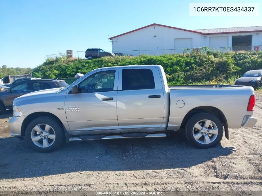 2014 Ram 1500 Express VIN: 1C6RR7KT0ES434337 Lot: 40388187