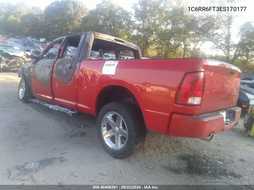 2014 Ram 1500 St VIN: 1C6RR6FT3ES170177 Lot: 40406391