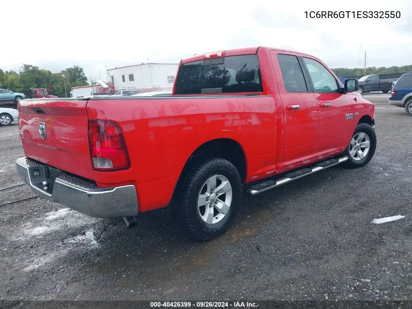 2014 Ram 1500 Slt VIN: 1C6RR6GT1ES332550 Lot: 40426399