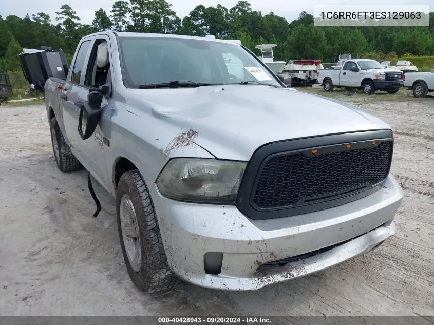 2014 Ram 1500 St VIN: 1C6RR6FT3ES129063 Lot: 40428943