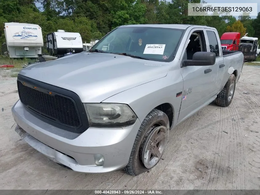 2014 Ram 1500 St VIN: 1C6RR6FT3ES129063 Lot: 40428943