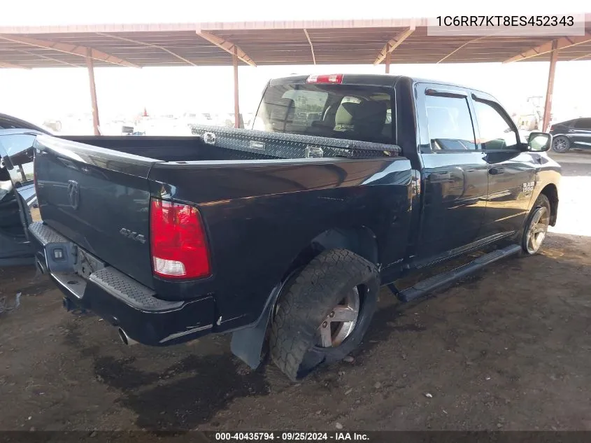 2014 Ram 1500 Express VIN: 1C6RR7KT8ES452343 Lot: 40435794