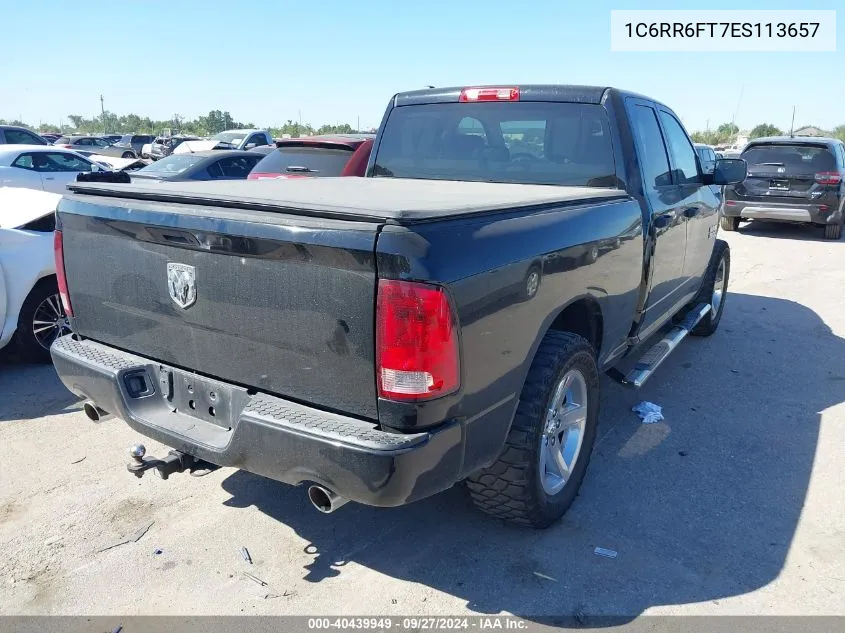 2014 Ram 1500 Express VIN: 1C6RR6FT7ES113657 Lot: 40439949