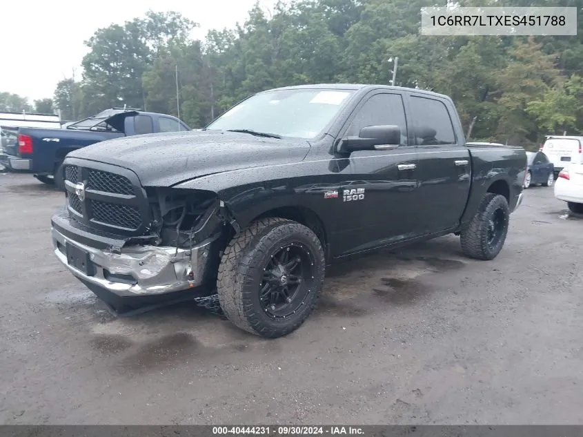 2014 Ram 1500 Big Horn VIN: 1C6RR7LTXES451788 Lot: 40444231