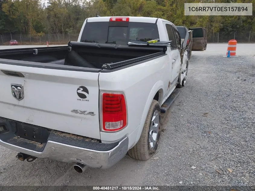 2014 Ram 1500 Laramie VIN: 1C6RR7VT0ES157894 Lot: 40451217