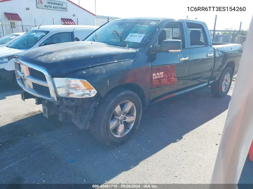 2014 Ram 1500 Slt VIN: 1C6RR6TT3ES154260 Lot: 40451710