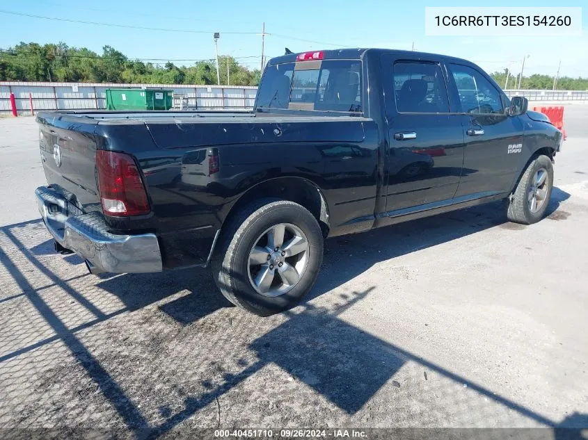 2014 Ram 1500 Slt VIN: 1C6RR6TT3ES154260 Lot: 40451710