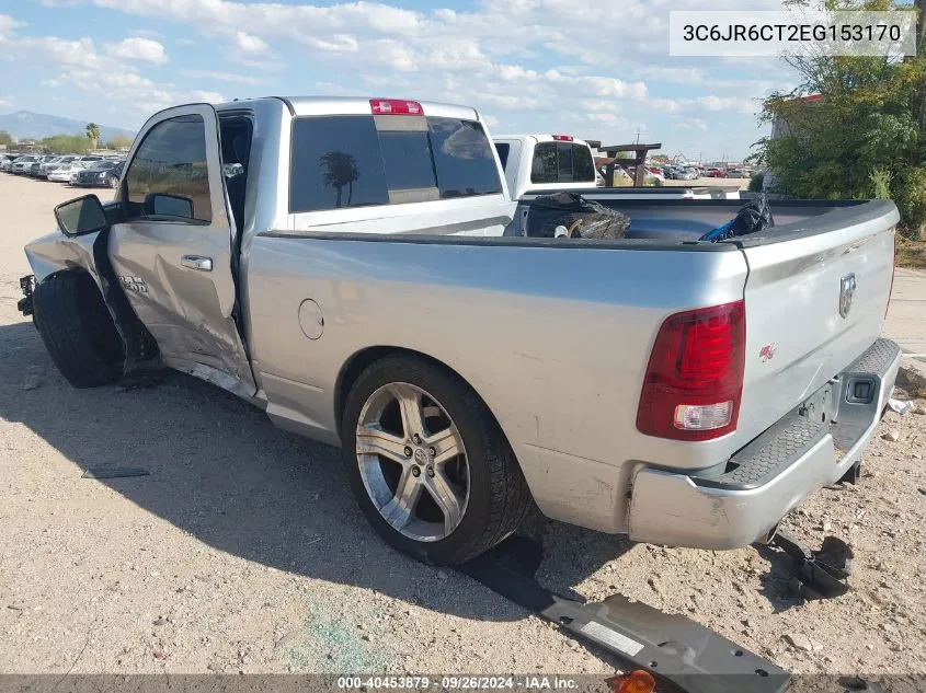 2014 Ram 1500 R/T VIN: 3C6JR6CT2EG153170 Lot: 40453879