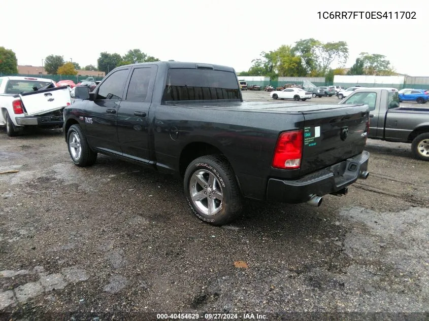 2014 Ram 1500 Express VIN: 1C6RR7FT0ES411702 Lot: 40454629