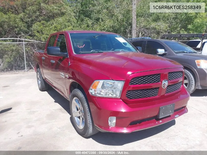 2014 Ram 1500 Express VIN: 1C6RR6KT0ES258349 Lot: 40472355