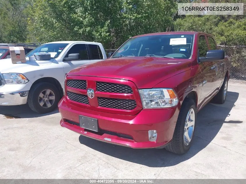 2014 Ram 1500 Express VIN: 1C6RR6KT0ES258349 Lot: 40472355