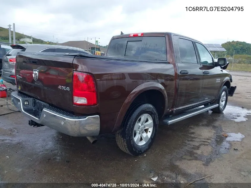 2014 Ram 1500 Outdoorsman VIN: 1C6RR7LG7ES204795 Lot: 40474725