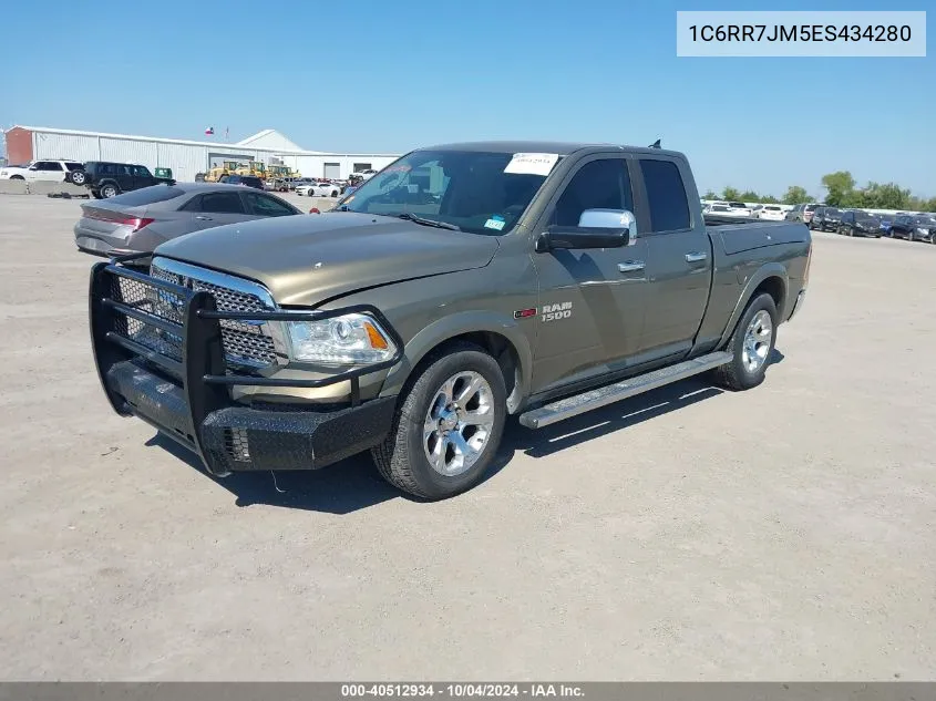 2014 Ram 1500 Laramie VIN: 1C6RR7JM5ES434280 Lot: 40512934