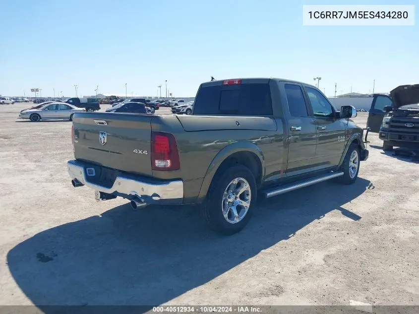 2014 Ram 1500 Laramie VIN: 1C6RR7JM5ES434280 Lot: 40512934