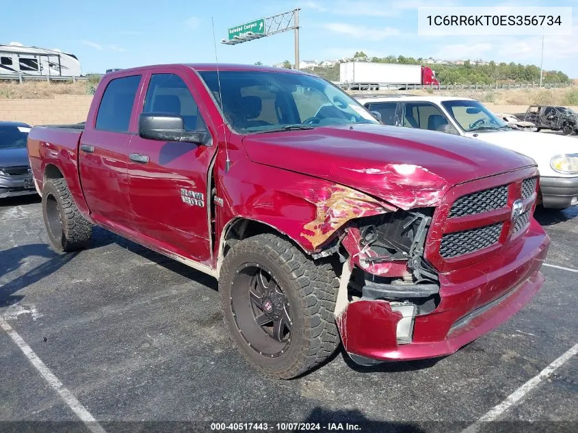 2014 Ram 1500 Express VIN: 1C6RR6KT0ES356734 Lot: 40517443