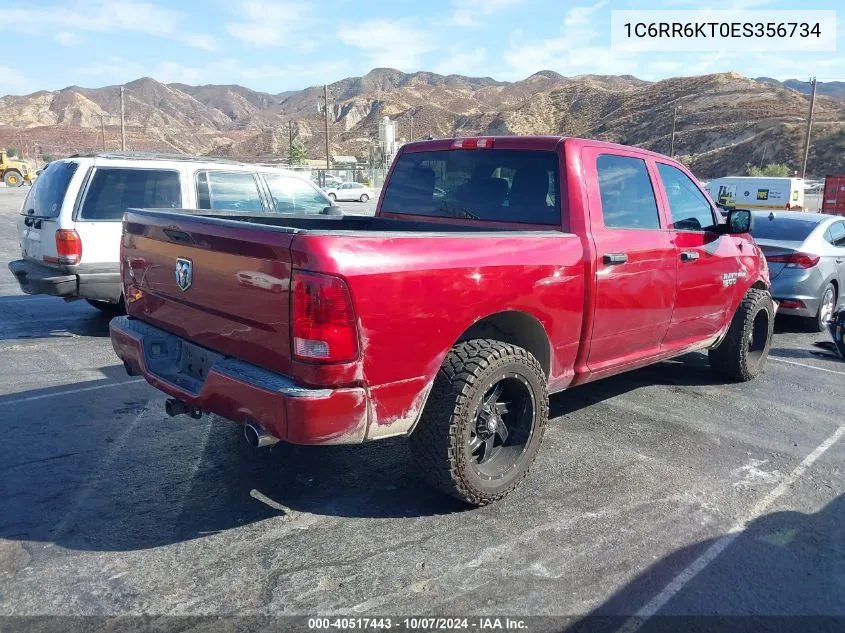 2014 Ram 1500 Express VIN: 1C6RR6KT0ES356734 Lot: 40517443