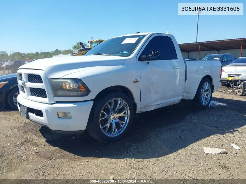 2014 Ram 1500 Express VIN: 3C6JR6ATXEG331605 Lot: 40520790